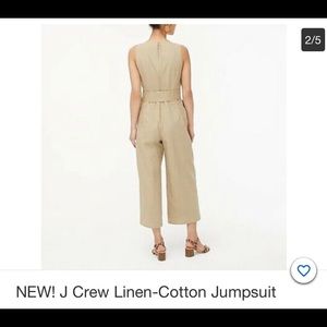 Jcrew linen jumpsuit
